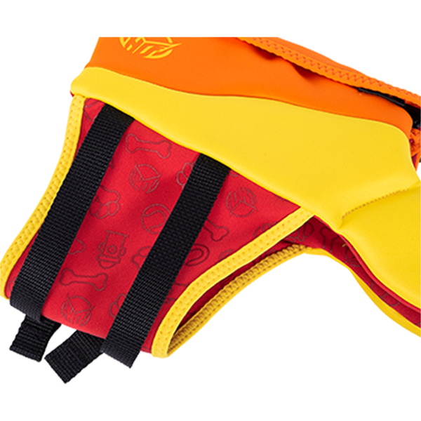2026 HO Sports Sage Neoprene Dog Vest HA-VEST-DOG - Yellow / Orange / Red